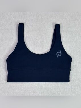 Lululemon Reversible Black Peloton Longline Sports Bra Crop Top Size 8